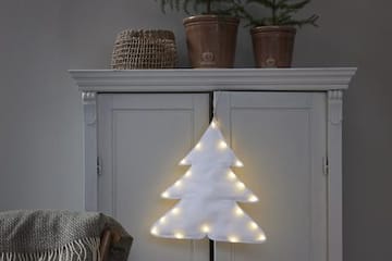 Milla hengende dekorasjon 40 cm - hvit - Belysning - Julebelysning - Øvrig julebelysning