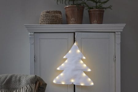 Milla hengende dekorasjon 40 cm - hvit - Belysning - Julebelysning - Øvrig julebelysning