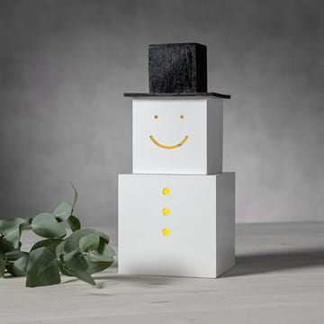 SNOWMAN innendørsdekorasjon 29,5 cm - hvit - Belysning - Julebelysning - Øvrig julebelysning