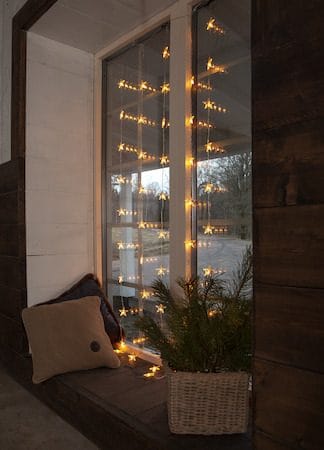 Star Curtain lysgardin 90 cm - transparent - Belysning - Julebelysning - Øvrig julebelysning