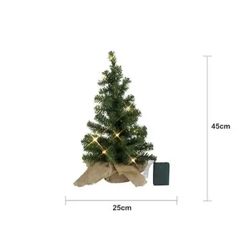 Toppy lite juletre med belysning 45 cm - grønn - Belysning - Julebelysning - Øvrig julebelysning