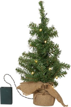 Toppy lite juletre med belysning 45 cm - grønn - Belysning - Julebelysning - Øvrig julebelysning