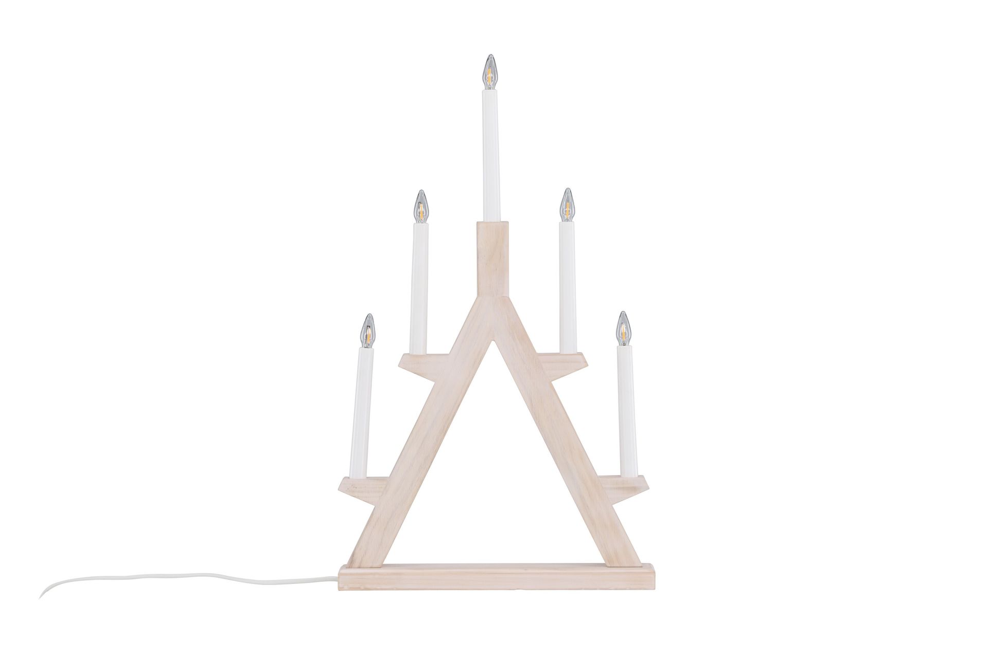 Val Thoren Adventsstake 60 cm - Hvit - Belysning - Julebelysning - Adventsstake