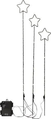 Wizard Utendørs dekorasjonsbelysning 60 cm, svart