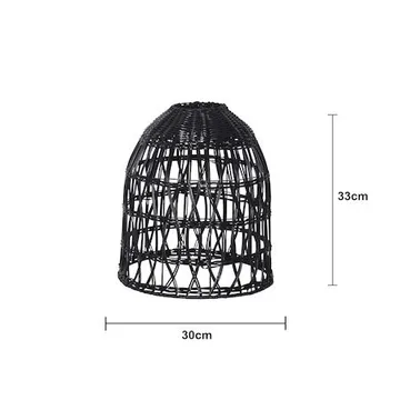 Knute lampeskjerm 30 cm - svart - Belysning - Belysningstilbehør
