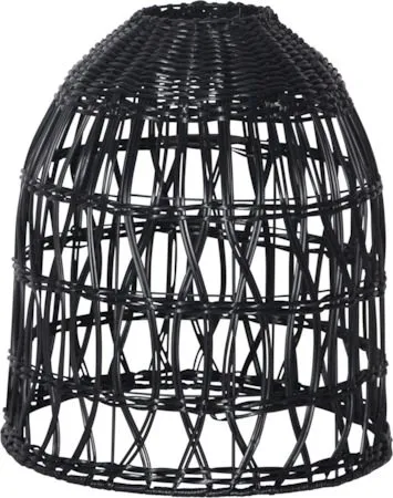 Knute lampeskjerm 30 cm, svart