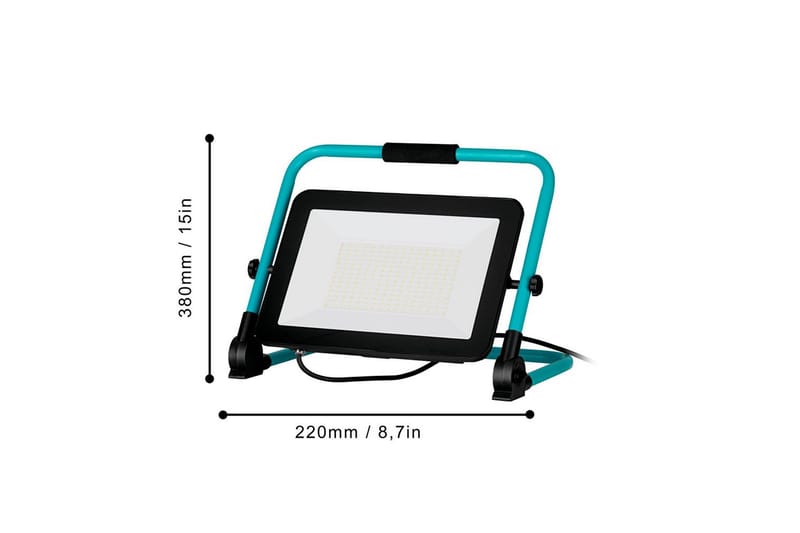 Arbeidsbelysning Eglo LED-gulvstrålekaster 200W - Belysning - Innendørsbelysning & Lamper - Bordlampe - Skrivebordslampe