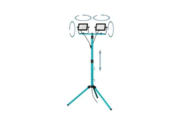 Arbeidsbelysning Eglo LED-stativstrålekaster med 2 lamper 30W - Belysning - Lyspærer & lyskilder - Arbeidsbelysning