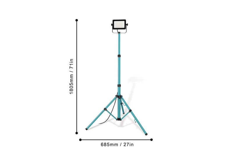 Arbeidsbelysning Eglo LED-Stativstrålkaster 30W - Belysning - Innendørsbelysning & Lamper - Bordlampe - Skrivebordslampe