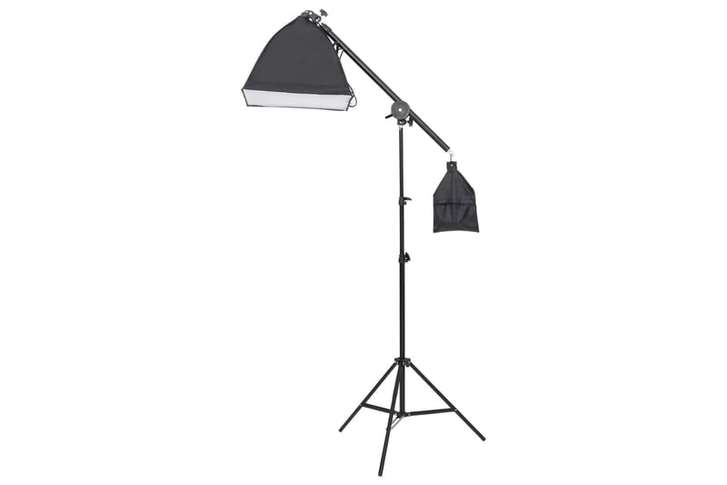 Fotostudiosett med bakgrunner og reflektor - Hvit - Fotobelysning & studiobelysning