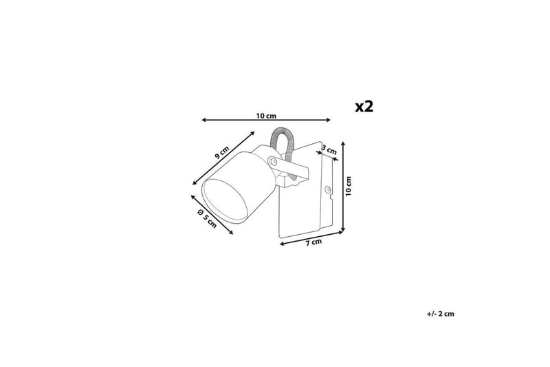 Athenaeum Spotlight 2 stk GU10 - Hvit - Belysning - Lyspærer & lyskilder - Spotlights & downlights