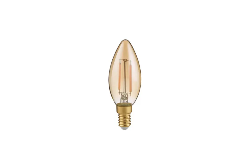Filament Lamppu Kynttiläkupu 2W 250Lm 2700K LED E14 Ruskea Trio Lighting Amber, undefined