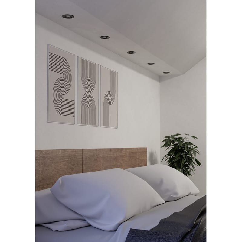 Innfelt lampe Barranco 30 mm 3000K Set om 3 - Sort - Belysning - Lyspærer & lyskilder - Spotlights & downlights