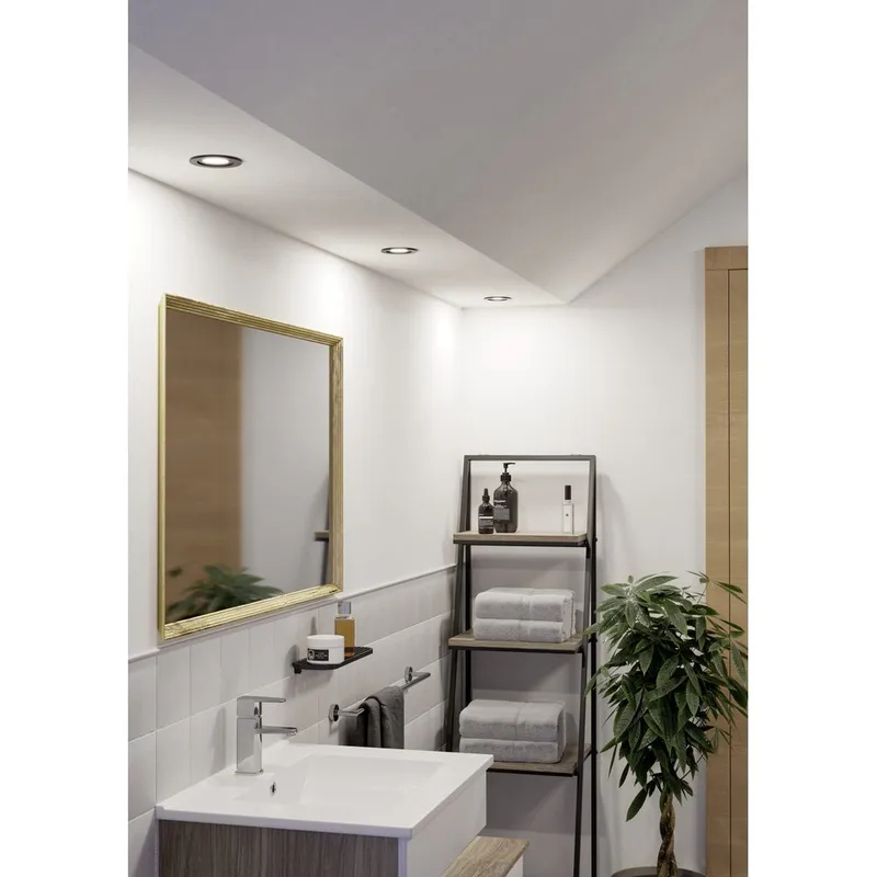 Innfelt lampe Barranco IP44 30 mm 3000K Sett på 3 - 8,4 cm - Belysning - Lyspærer & lyskilder - Spotlights & downlights