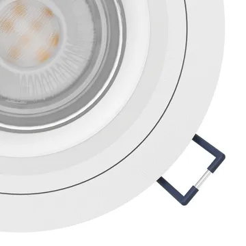 Innfelt lampe Carosso 93 mm - Hvit - Belysning - Lyspærer & lyskilder - Spotlights & downlights