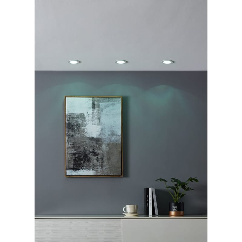 Innfelt lampe Carosso 93 mm - Hvit - Belysning - Lyspærer & lyskilder - Spotlights & downlights