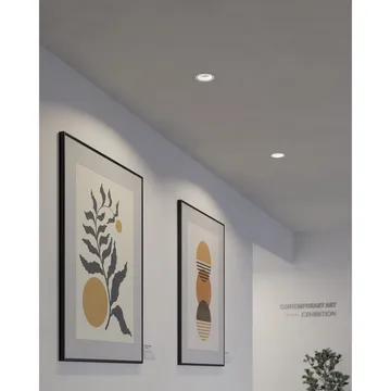 Innfelt lampe Carosso 93 mm - Hvit - Belysning - Lyspærer & lyskilder - Spotlights & downlights