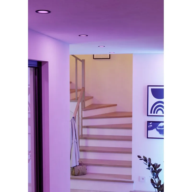 Innfelt lampe Carosso 93 mm - Sort - Belysning - Lyspærer & lyskilder - Spotlights & downlights