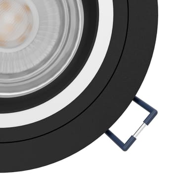 Innfelt lampe Carosso 93 mm - Sort - Belysning - Lyspærer & lyskilder - Spotlights & downlights
