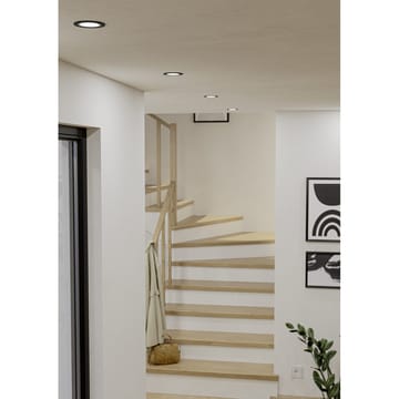 Innfelt lampe Carosso 93 mm - Sort - Belysning - Lyspærer & lyskilder - Spotlights & downlights