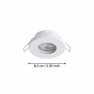 Innfelt lampe Favazzina 85 mm sett med 3 - Hvit - Belysning - Lyspærer & lyskilder - Spotlights & downlights
