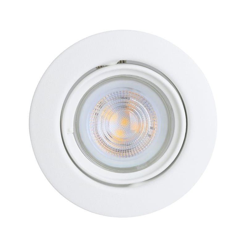 Innfelt lampe Favazzina 88 mm sett med 3 - Hvit - Belysning - Lyspærer & lyskilder - Spotlights & downlights