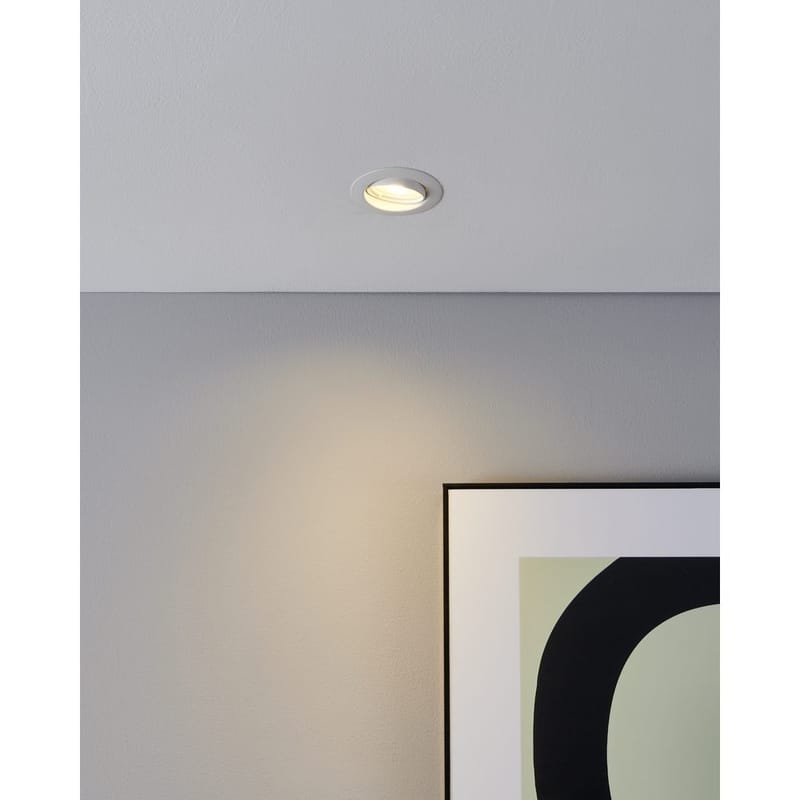 Innfelt lampe Favazzina 88 mm sett med 3 - Hvit - Belysning - Lyspærer & lyskilder - Spotlights & downlights