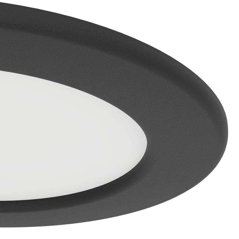 Innfelt lampe Fueva - Sort, 117 mm - Belysning - Lyspærer & lyskilder - Spotlights & downlights