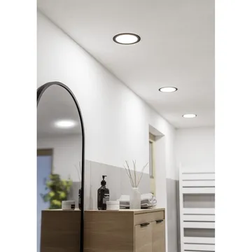 Innfelt lampe Fueva - Sort, 166 mm - Belysning - Lyspærer & lyskilder - Spotlights & downlights