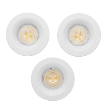 Innfelt lampe Salabate 88 mm Sett med 3 - Hvit - Belysning - Lyspærer & lyskilder - Spotlights & downlights