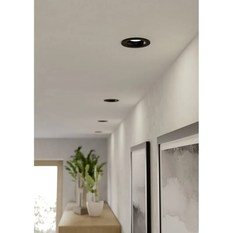 Innfelt lampe Salabate 88 mm - Sort - Belysning - Lyspærer & lyskilder - Spotlights & downlights