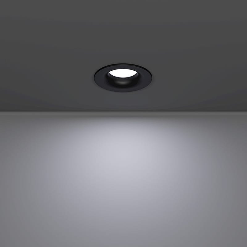 Innfelt lampe Salabate 88 mm - Sort - Belysning - Lyspærer & lyskilder - Spotlights & downlights