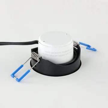 Innfelt lampe Saliceto Ø88 mm 2700K - Sort - Belysning - Lyspærer & lyskilder - Spotlights & downlights