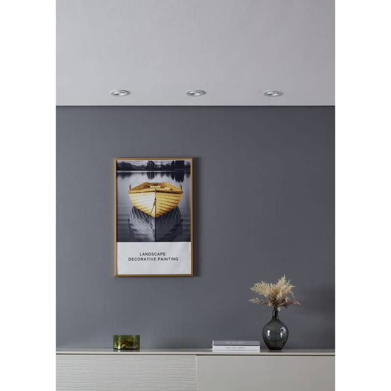 Innfelt lampe Saliceto 3 stk Ø88 mm 2700K - Hvit - Belysning - Lyspærer & lyskilder - Spotlights & downlights
