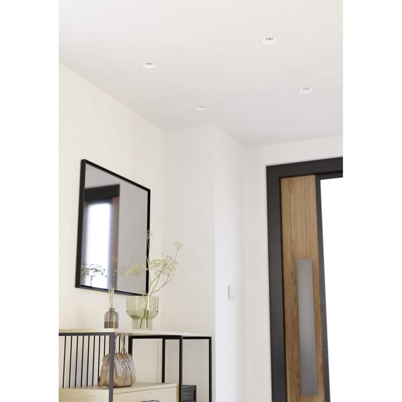 Innfelt lampe Saliceto 88 mm 4000K Sett med 3 - Hvit - Belysning - Lyspærer & lyskilder - Spotlights & downlights