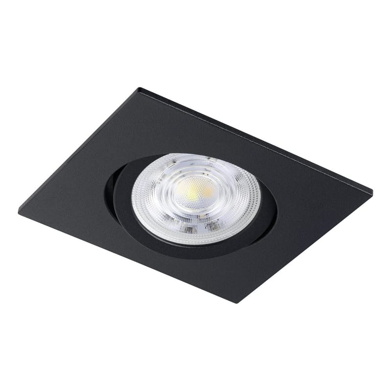 Innfelt lampe Saliceto Mobil Svart 4000K - 8,8 cm - Belysning - Lyspærer & lyskilder - Spotlights & downlights