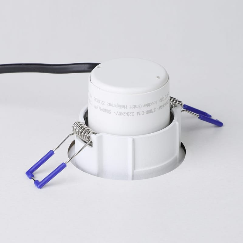 Innfelt lampe Saliceto Stel 88 mm 2700K - Hvit - Belysning - Lyspærer & lyskilder - Spotlights & downlights