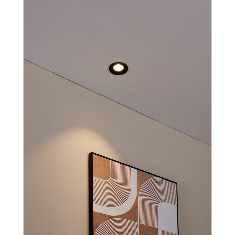 Innfelt lampe Saliceto Stel 88 mm 2700K - Sort - Belysning - Lyspærer & lyskilder - Spotlights & downlights