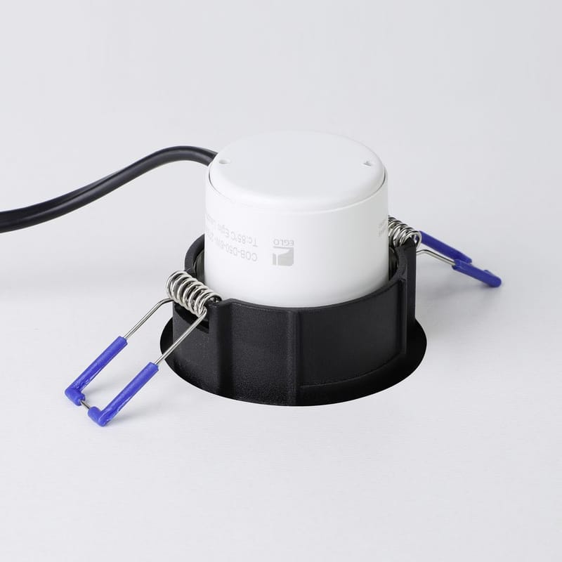 Innfelt lampe Saliceto Stel 88 mm 2700K - Sort - Belysning - Lyspærer & lyskilder - Spotlights & downlights