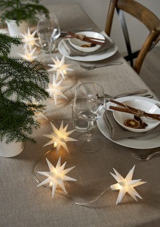 December lysslynge 210 cm - hvit - Belysning - Lyspærer & lyskilder - LED-belysning - LED lysslynge