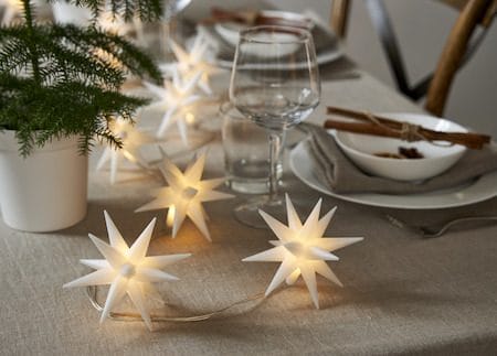 December lysslynge 210 cm - hvit - Belysning - Lyspærer & lyskilder - LED-belysning - LED lysslynge