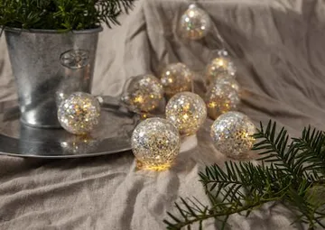 Glitter lysslynge - sølv - Belysning - Lyspærer & lyskilder - LED-belysning - LED lysslynge