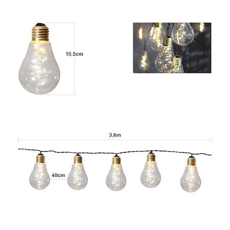 Glow lysslynge - klar - Belysning - Lyspærer & lyskilder - LED-belysning - LED lysslynge