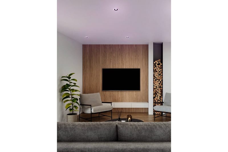 Innfelt Lampe Eglo Calonge RGB 3 stk Svart, Hvit - Svart/Hvit - Belysning - Lyspærer & lyskilder - Spotlights & downlights