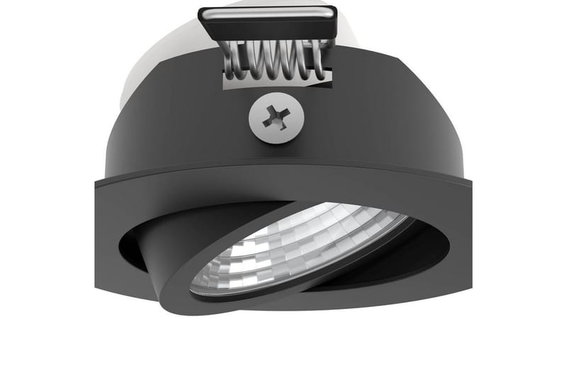 Innfelt Lampe Eglo Saliceto 3 stk Ø88 mm 2700K Svart - Svart - Belysning - Lyspærer & lyskilder - Spotlights & downlights