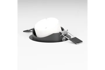 Innfelt Lampe Eglo Saliceto 3 stk Ø88 mm 2700K Svart - Svart - Belysning - Lyspærer & lyskilder - Spotlights & downlights