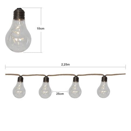 Jutta lyslenke - beige - Belysning - Lyspærer & lyskilder - LED-belysning - LED lysslynge