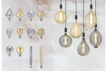 Stenhill Krystallampe LED - Hvit - Belysning - Lyspærer & lyskilder - LED-belysning - LED-pære - Karbontrådpære & glødetrådpære