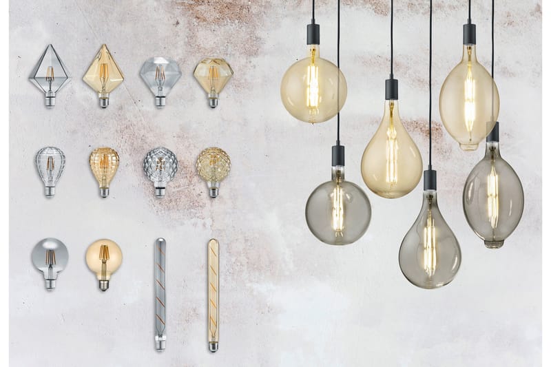 Stenhill Krystallampe LED - Hvit - Belysning - Lyspærer & lyskilder - LED-belysning - LED-pære - Karbontrådpære & glødetrådpære