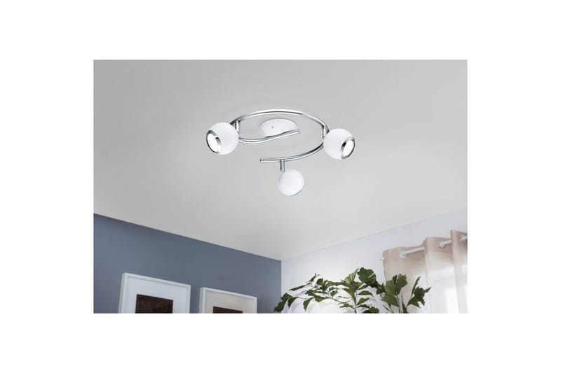 Spotlight Eglo Bimeda med 3 Lamper Hvit, Krom - Hvit/Krom - Belysning - Lyspærer & lyskilder - LED-belysning - LED-spotlight